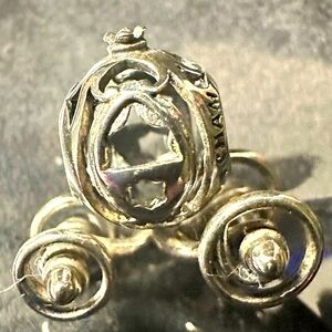 Cinderella Carriage Chamilia Disney Sterling Silver Charm